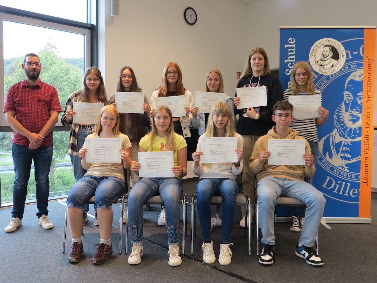 Elf Französisch-Diplome verliehen