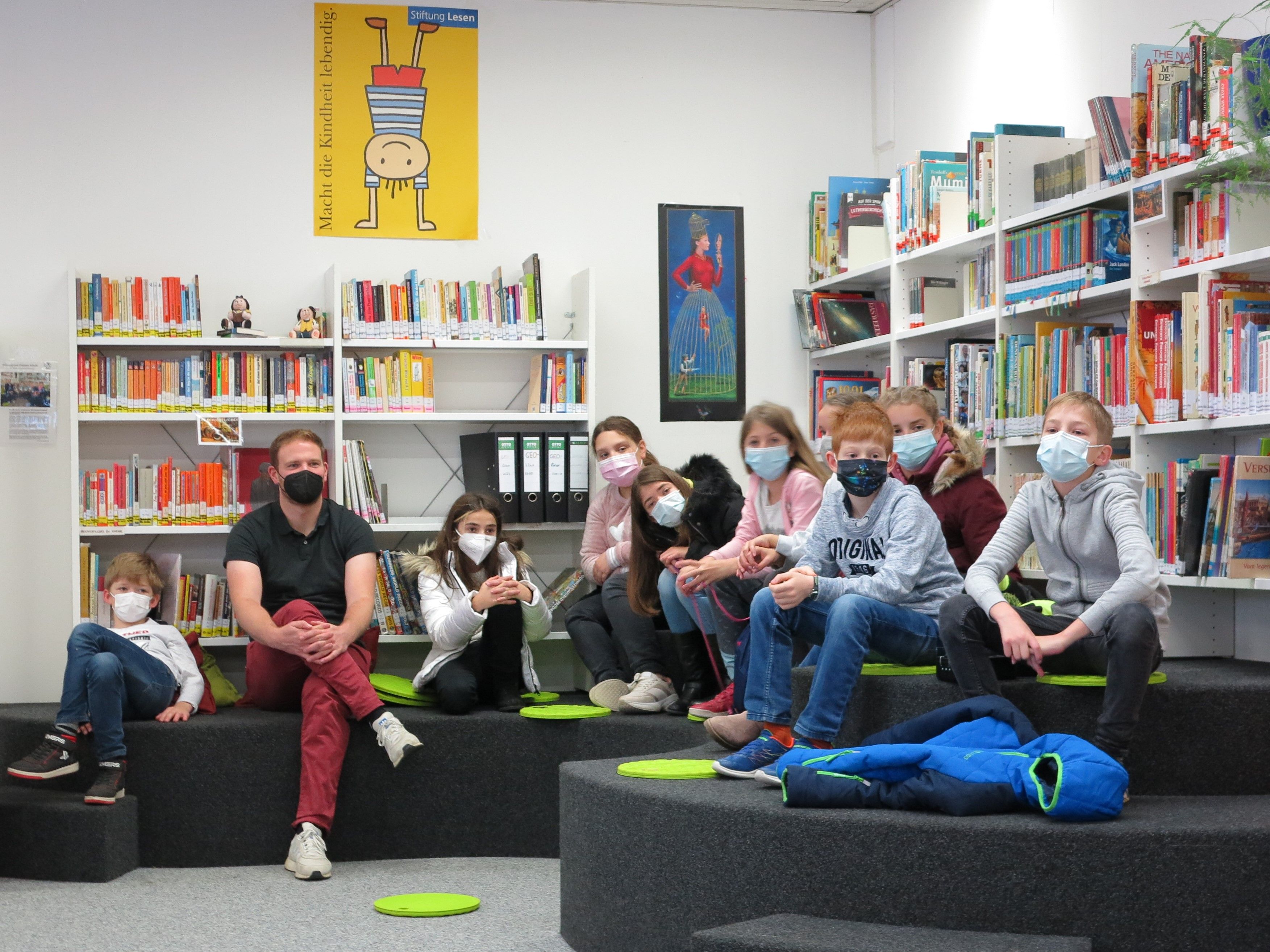 Ein chilliger Vorlesetag mit „hauseigenen VIPs“ an der WvO