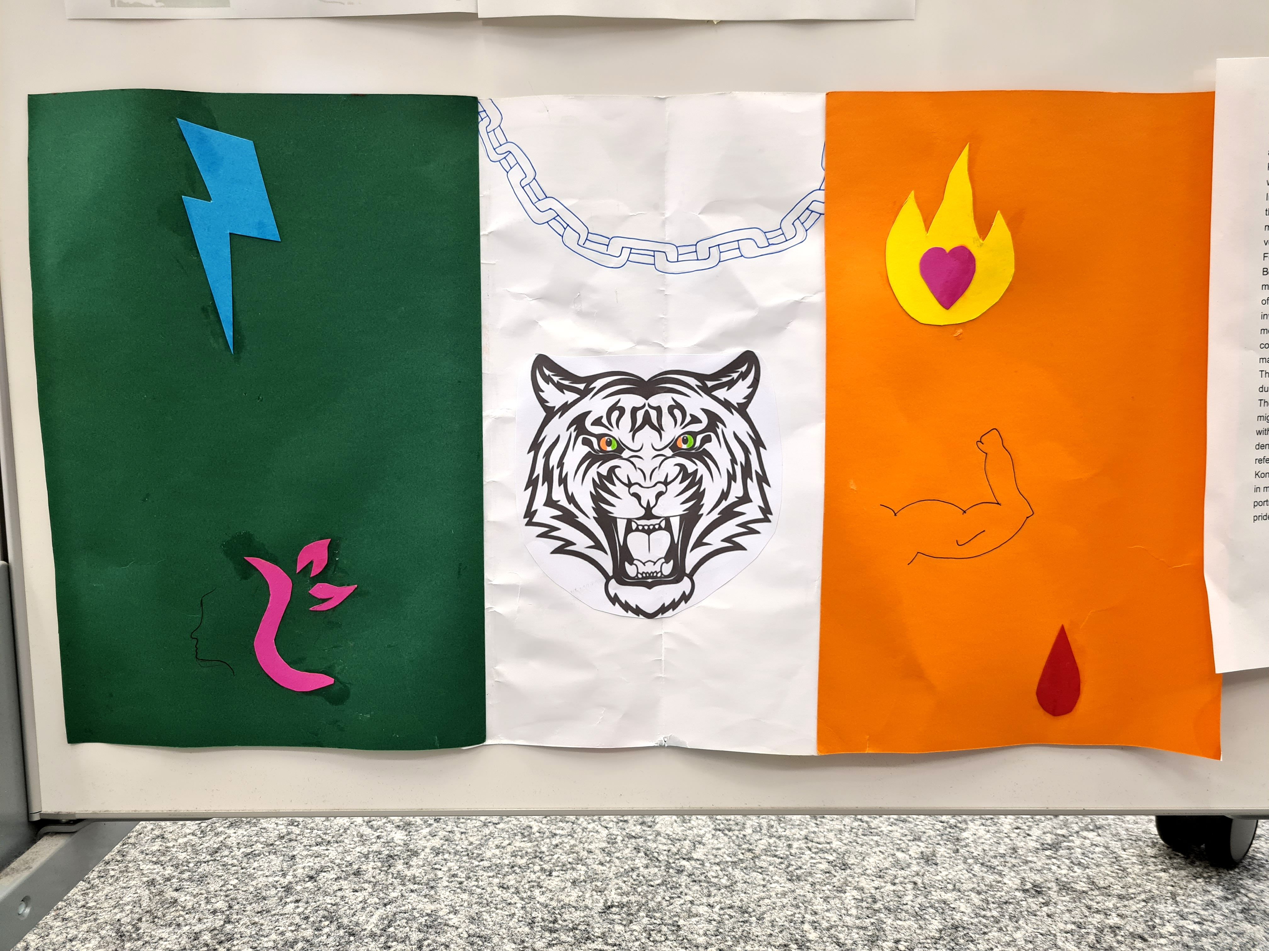 Englisch-Leistungskurse gestalten Ausstellung in der Bibliothek