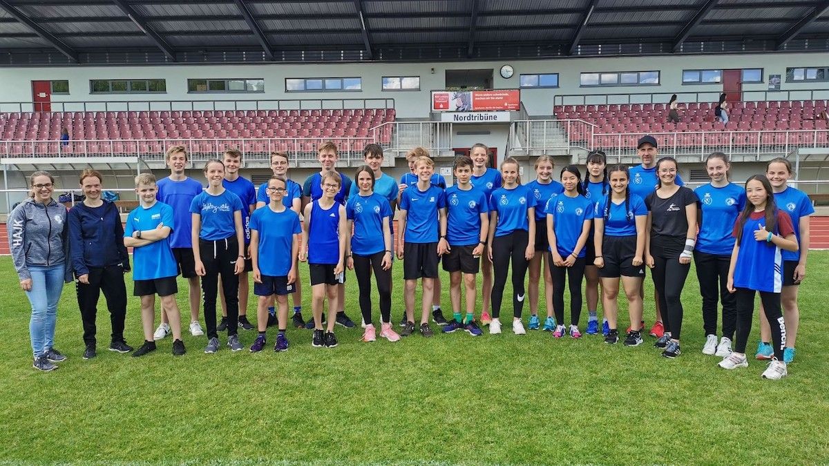 WvO-Leichtathletinnen im Landesfinale