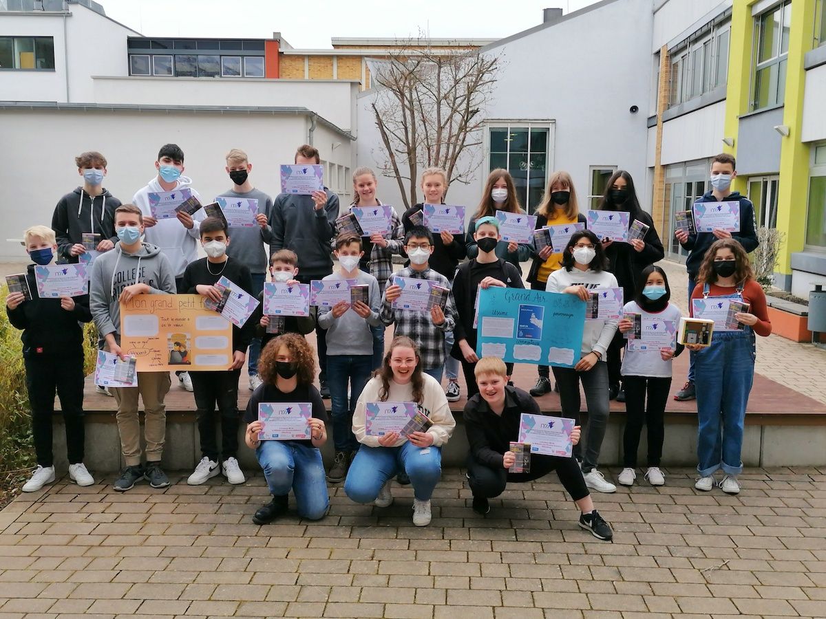 Klasse 9D der WvO erfolgreich im Internet-Teamwettbewerb Französisch