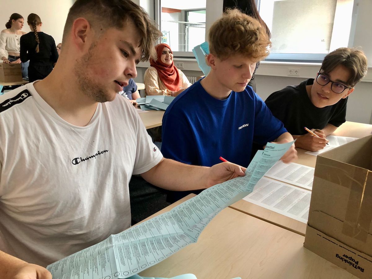 Juniorwahl an der Wilhelm-von-Oranien-Schule