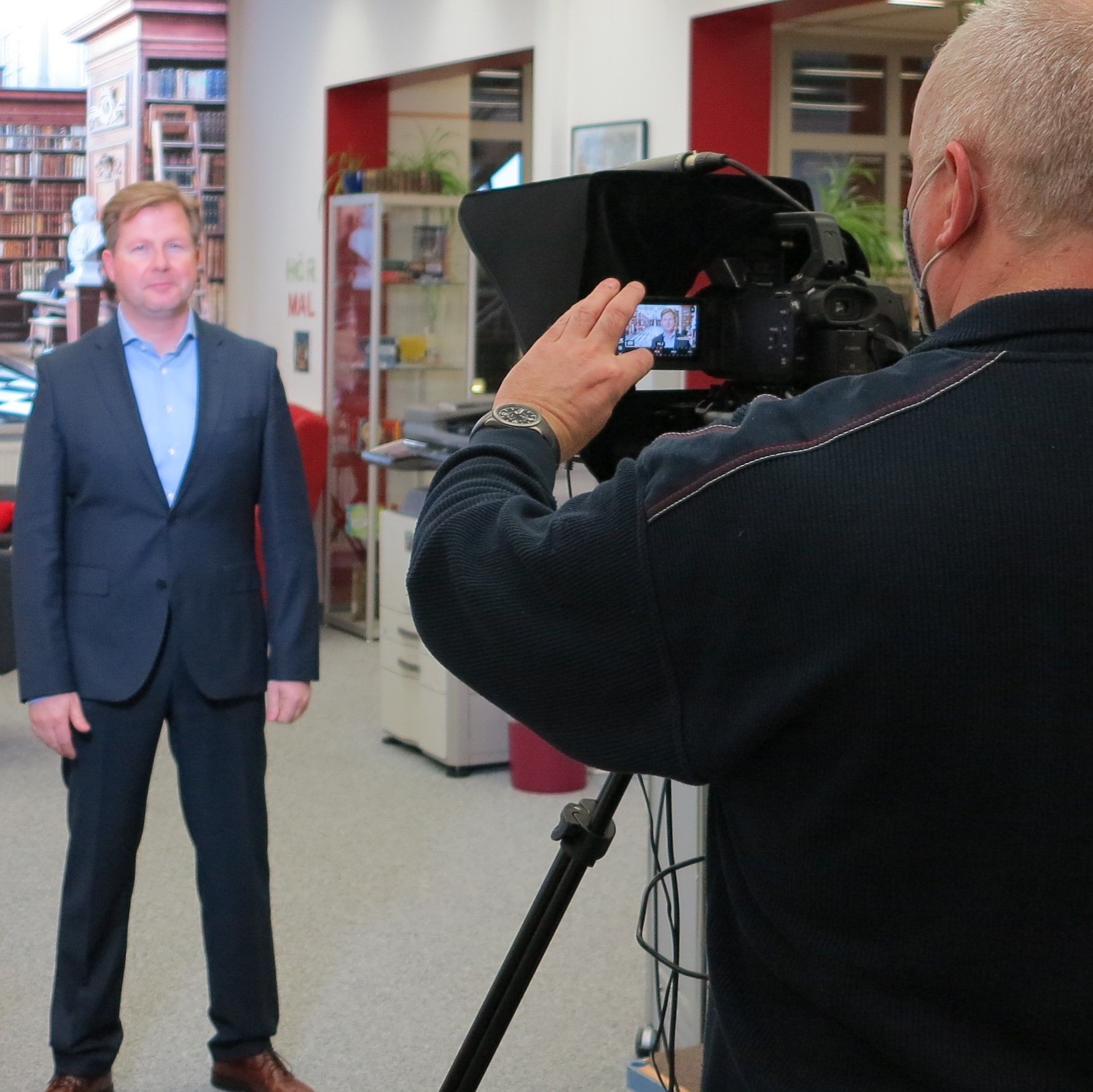 Digitaler Rundgang mit dem Schulleiter