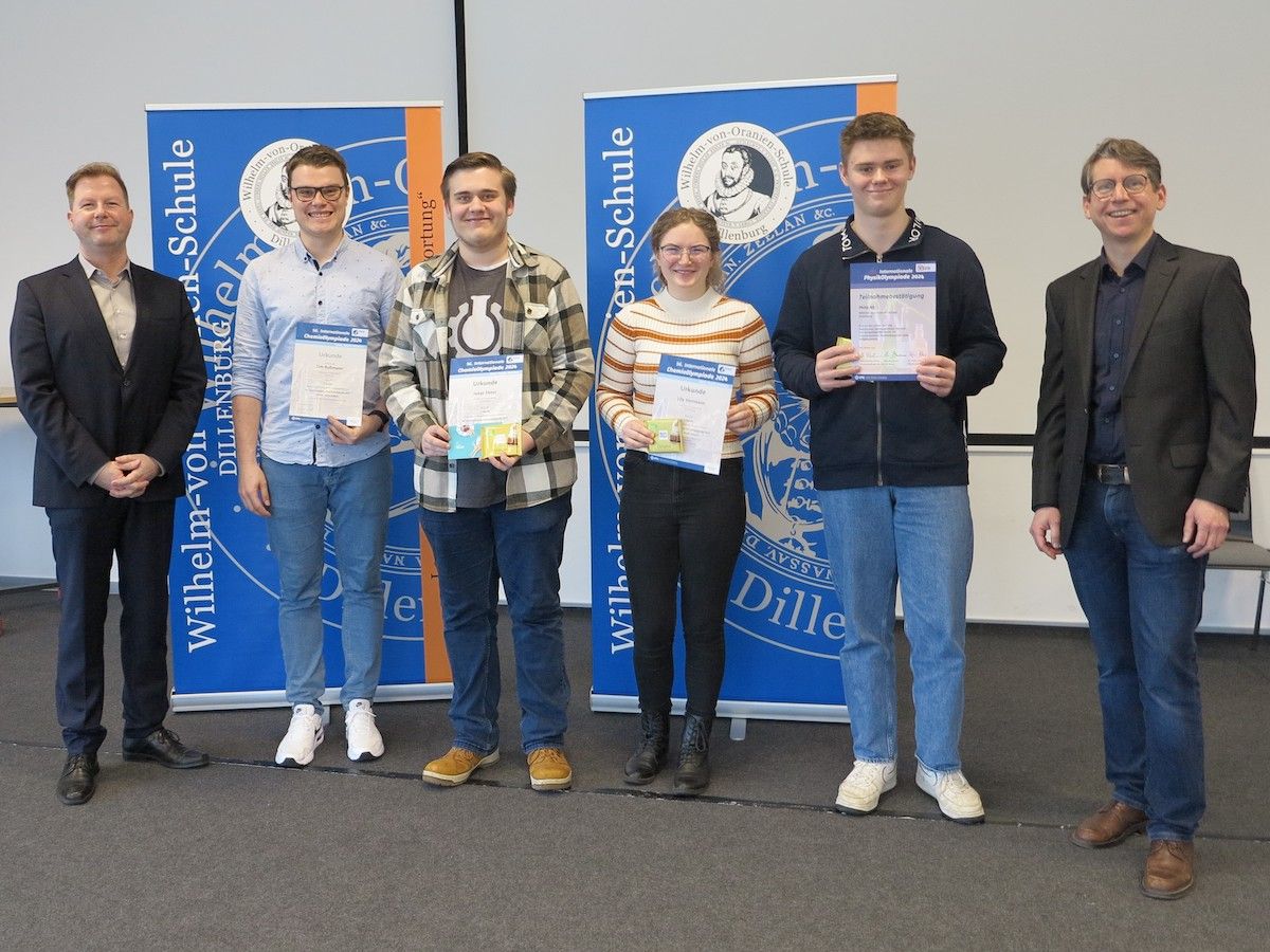 WvO-Schüler nehmen an Internationaler Chemie- und Physikolympiade teil